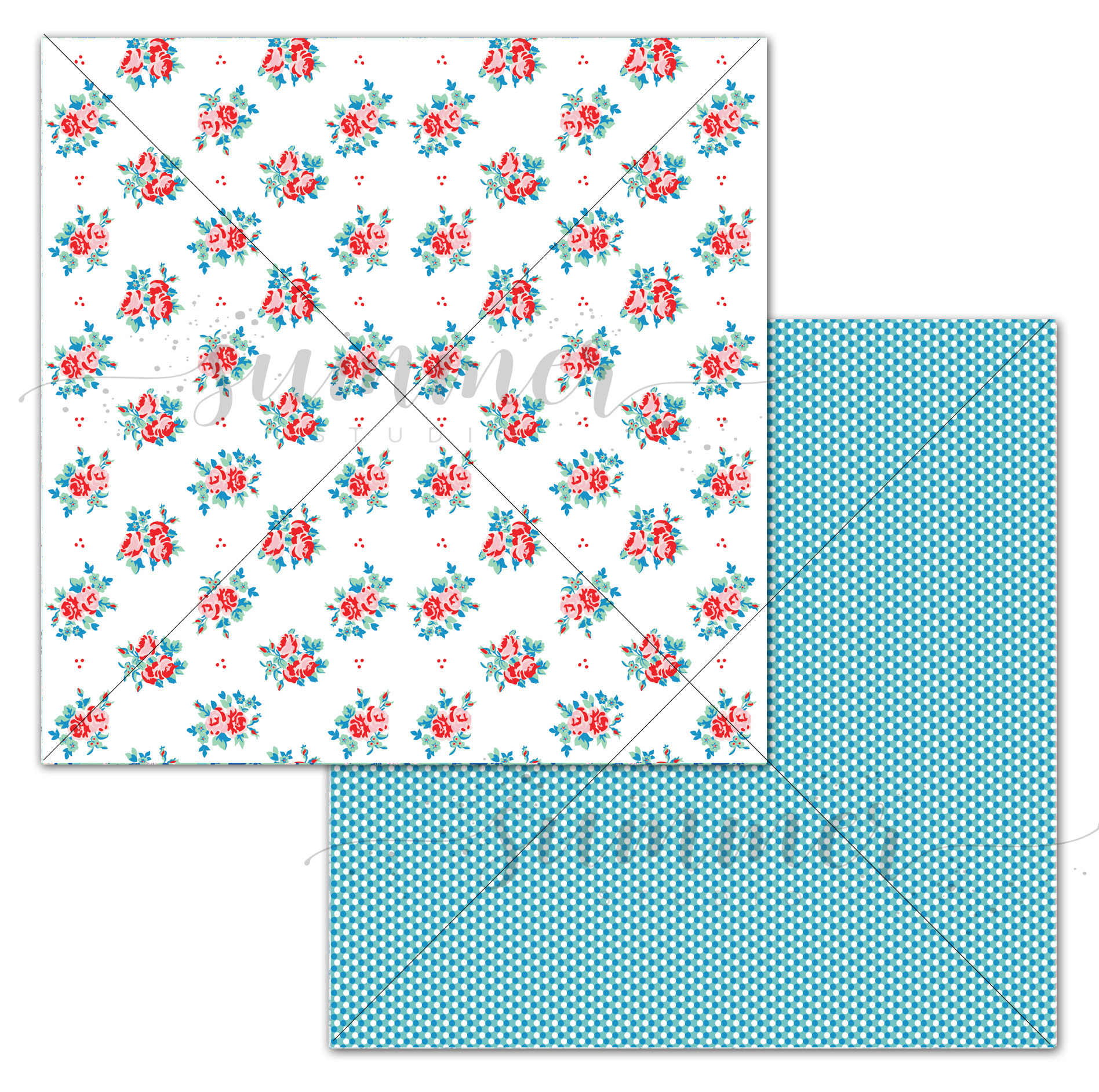 Бумага Summer studio "You go, girls!" Simple (SMST235)