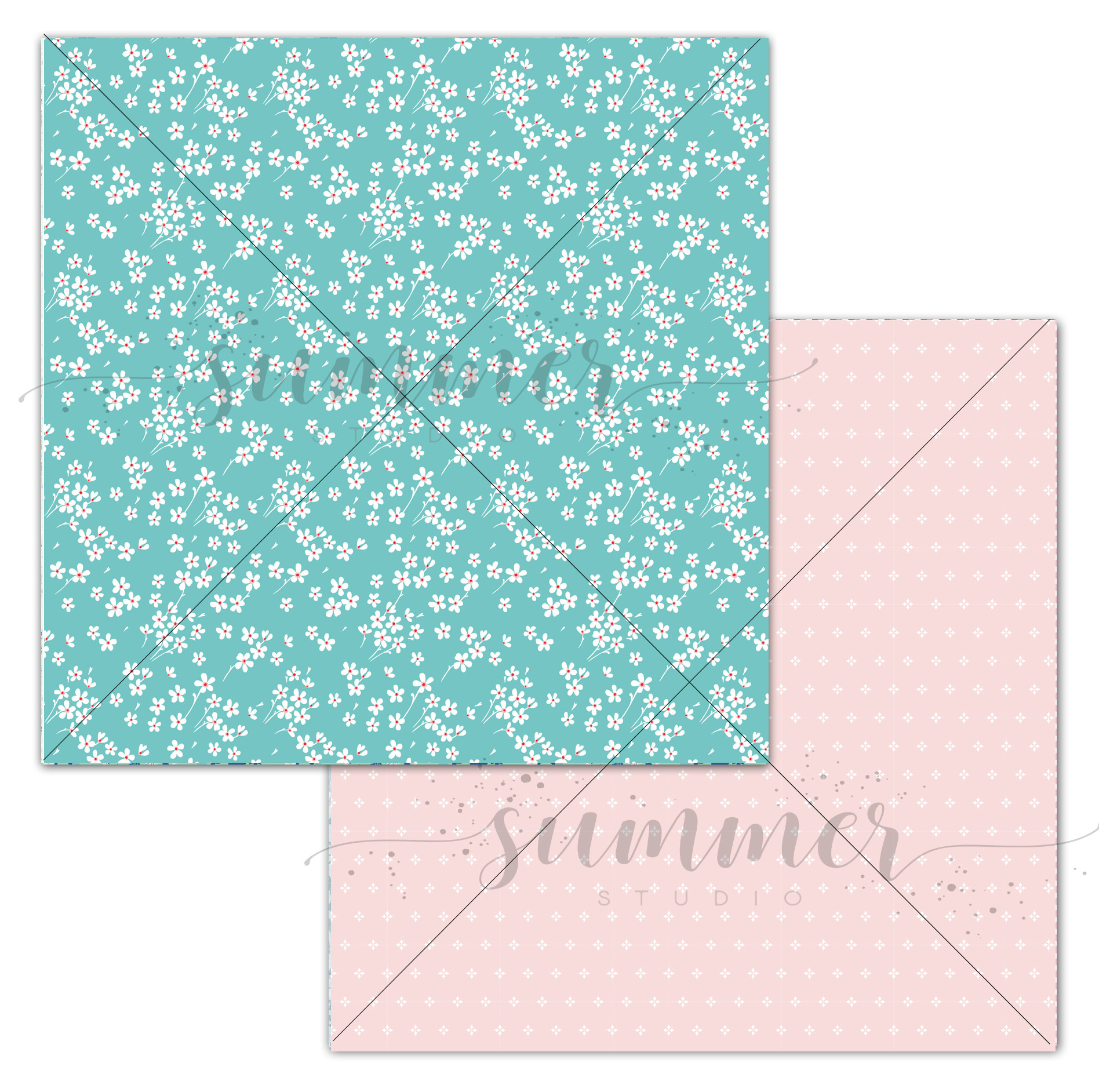 Бумага Summer studio "You go, girls!" Lovely girl (SMST236)