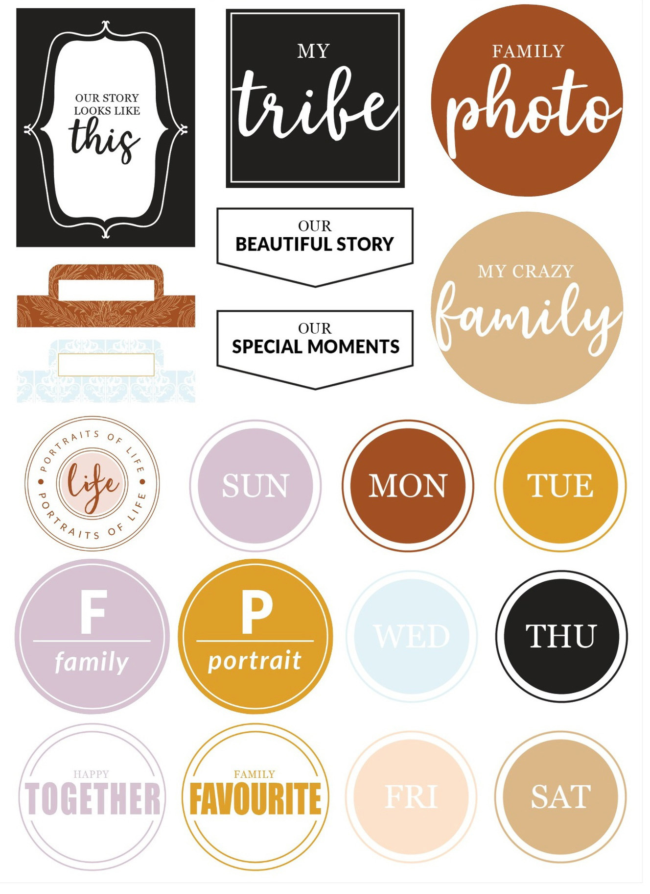 Набор наклеек Summer studio "Keep memories"