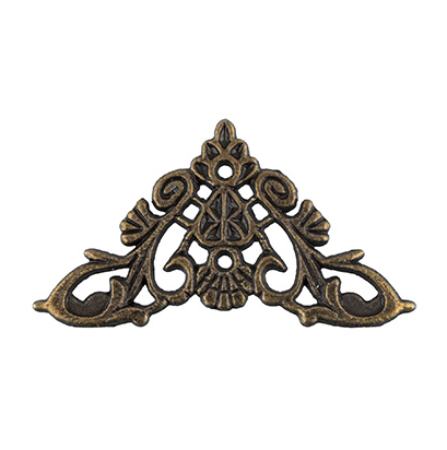 Металлические уголки "Антик" накладные набор 4 штуки