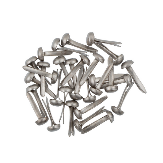 Набор брадс MrPainter "Матовое серебро" 30шт