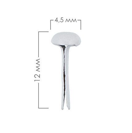 Набор брадс MrPainter "Белый" 30шт