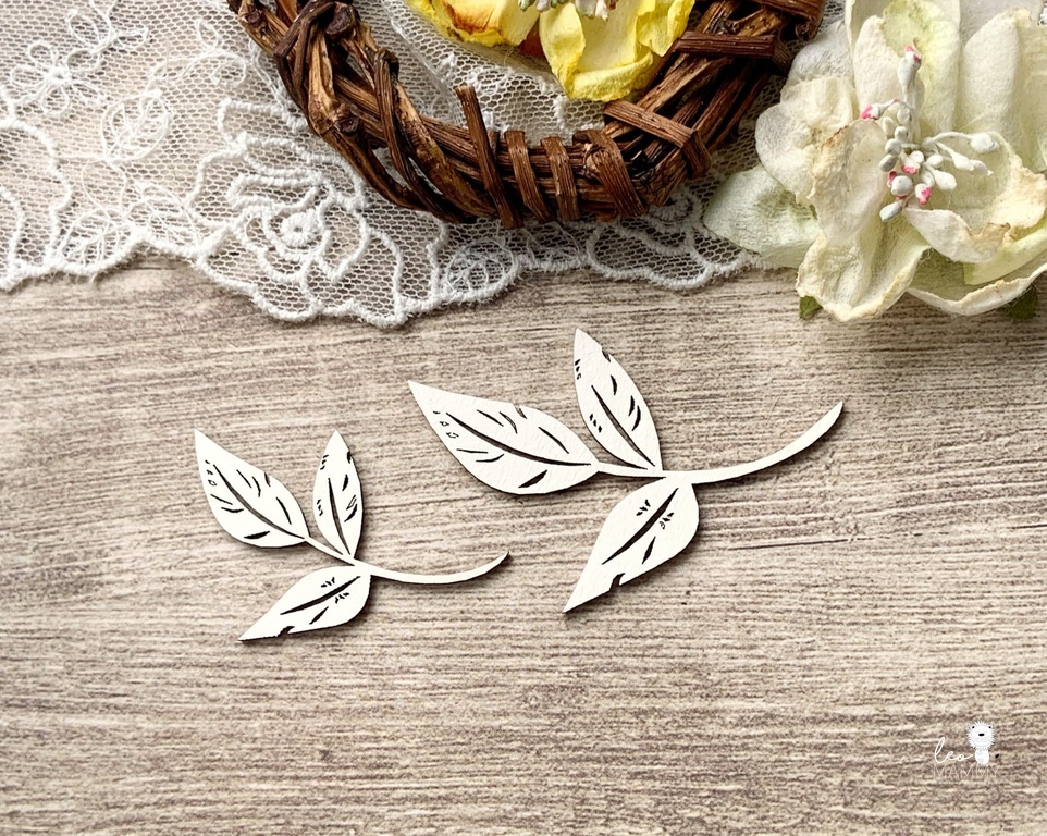 Чипборд LeoMAMMY "Листья", 2 шт.