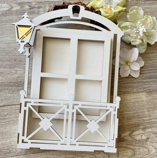 Чипборд LeoMAMMY "Дверь балконная с шейкером"