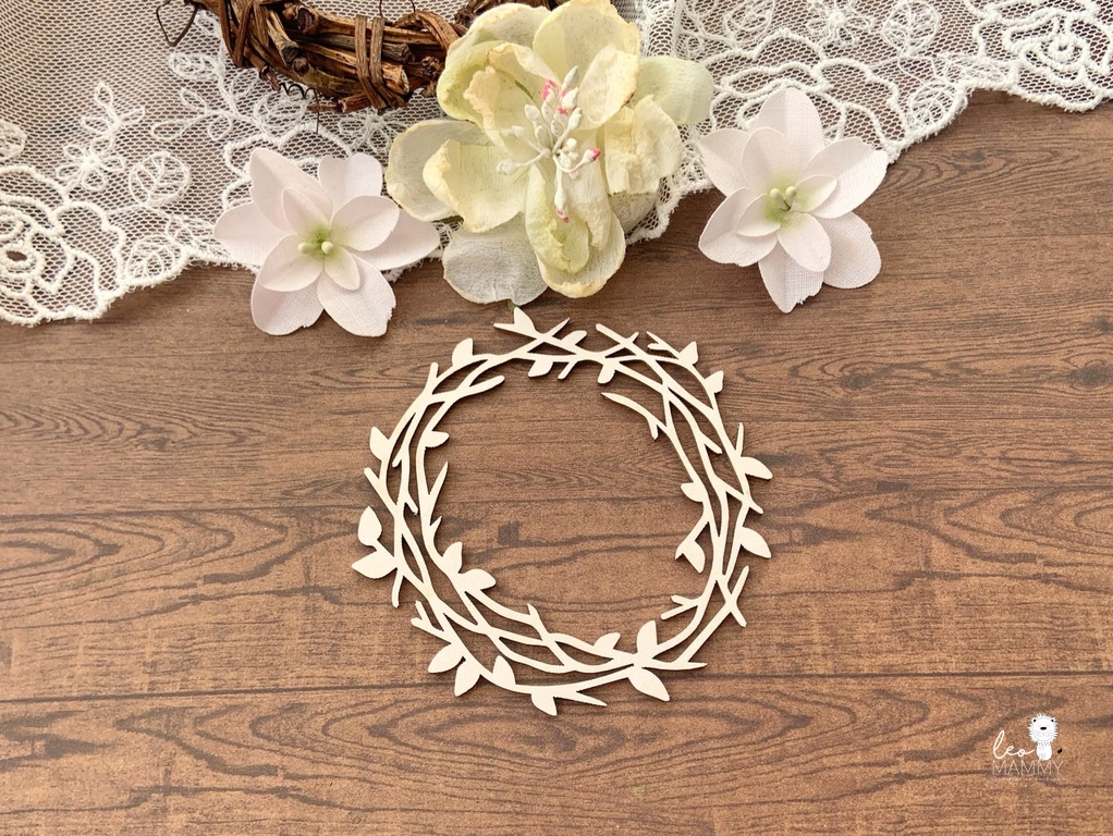 Чипборд LeoMAMMY "Веночек из веток"