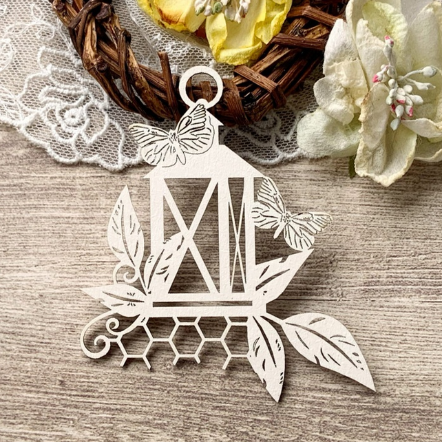 Чипборд LeoMAMMY "Фонарь с бабочками"