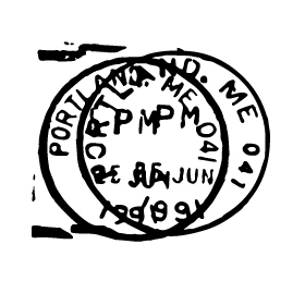 Штамп ПСК "Двойной штемпель"