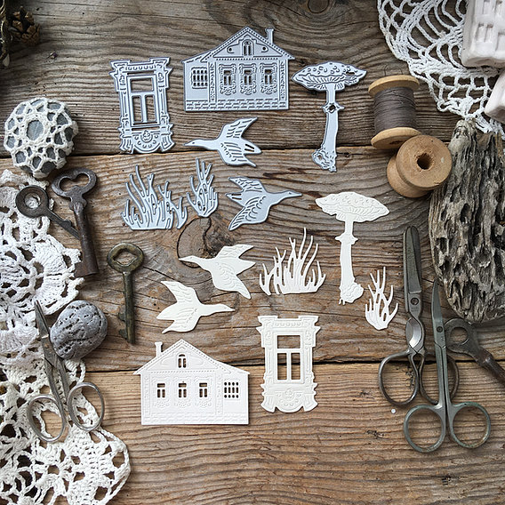 Ножи для вырубки mimi cut "Гуси-лебеди"