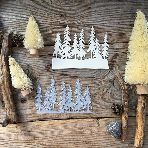 Ножи для вырубки mimi cut "Ёлки зелёные"