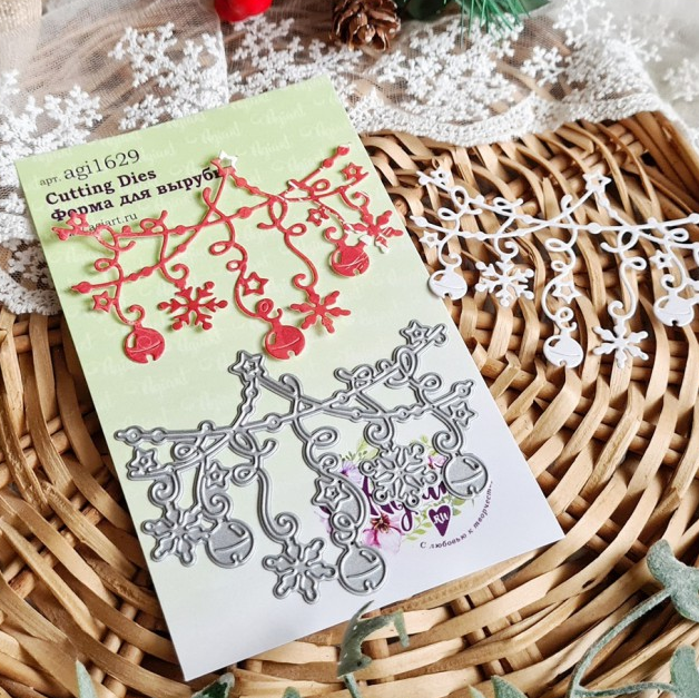 Нож для вырубки Agiart "Снежный серпантин"