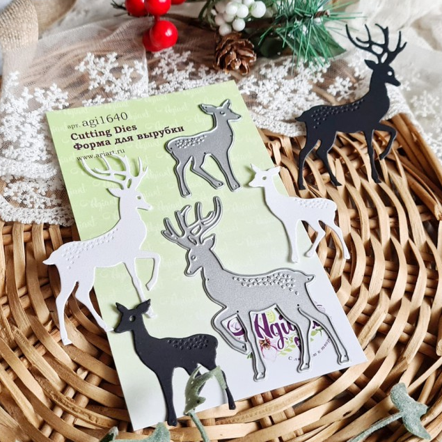 Нож для вырубки Agiart "Лесная семья"