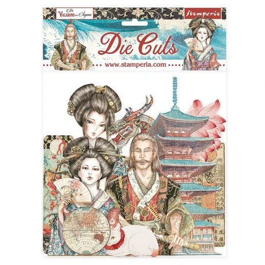 Вырубка из чипборда Stamperia «Sir Vagabond in Japan»