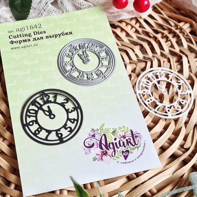 Нож для вырубки Agiart "Часики"