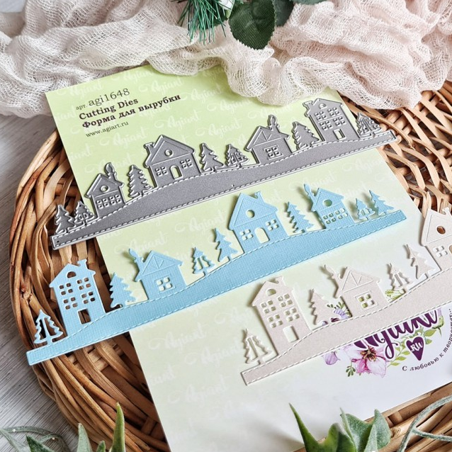 Нож для вырубки Agiart "Деревенька"