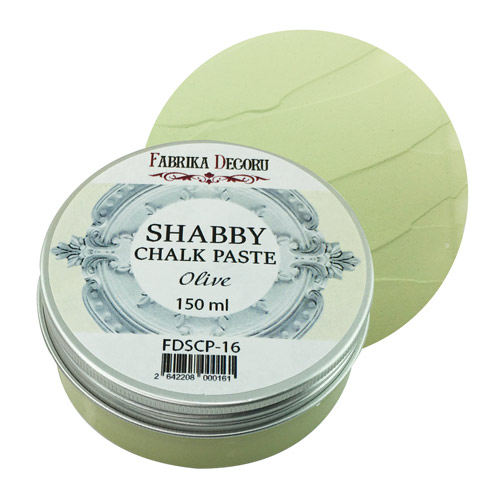 Меловая паста Shabby Chalk Paste Фабрика декору Оливка