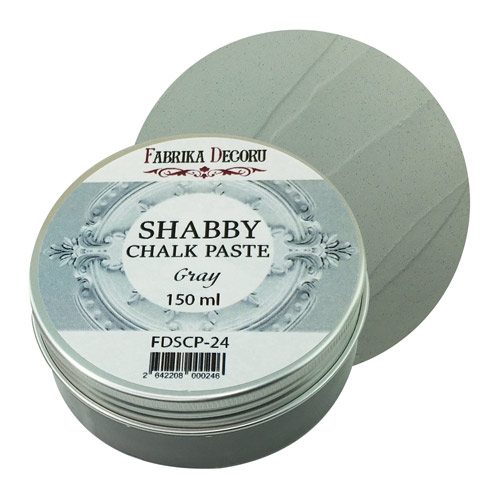 Меловая паста Shabby Chalk Paste Фабрика декору Серая