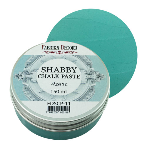 Меловая паста Shabby Chalk Paste Фабрика декору Лазурная