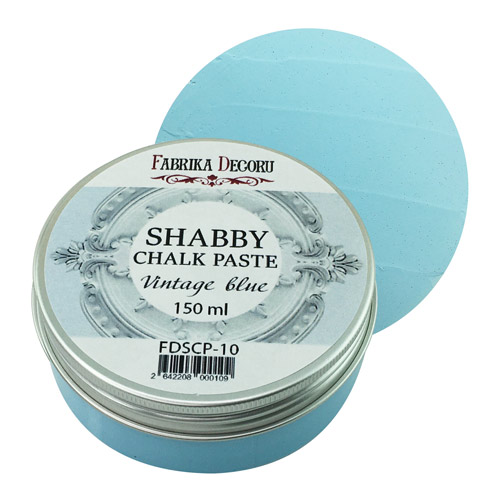 Меловая паста Shabby Chalk Paste Фабрика декору Винтажно-голубая