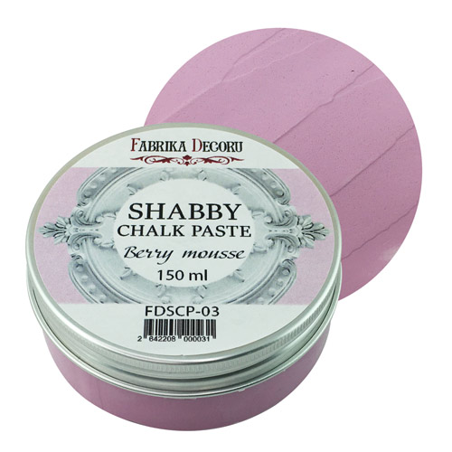 Меловая паста Shabby Chalk Paste Фабрика декору Ягодный смузи