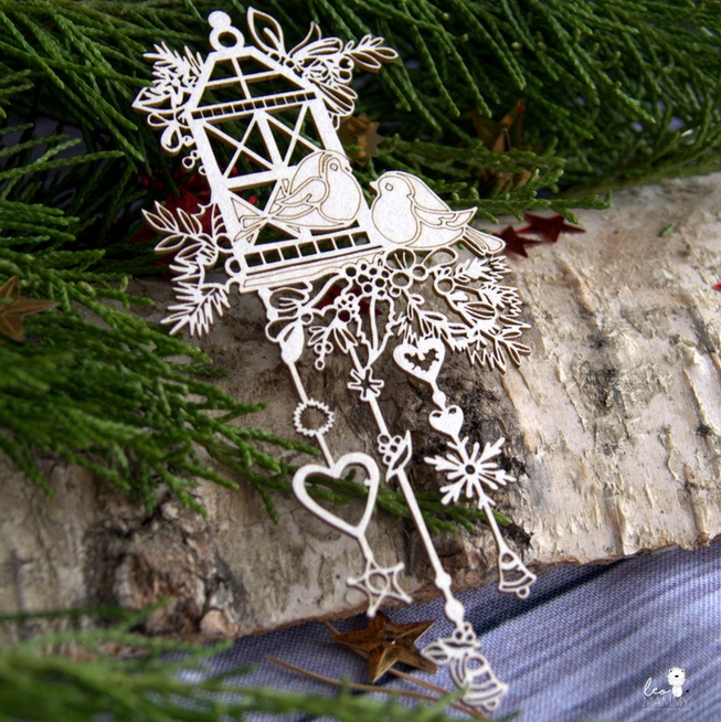 Чипборд LeoMAMMY "Фонарь с птицами"