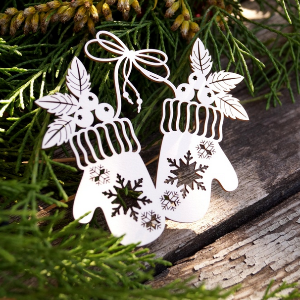 Чипборд LeoMAMMY "Варежки"