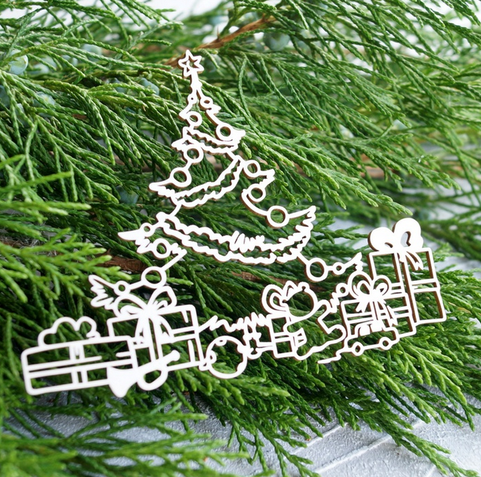 Чипборд LeoMAMMY "Ёлка из детства"