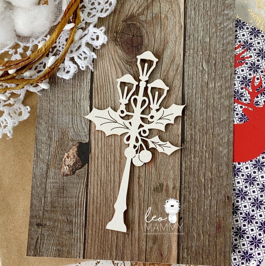 Чипборд LeoMAMMY "Рождественский фонарь №1"