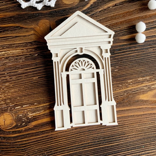 Чипборд LeoMAMMY "Дверь №2" Vintage winter