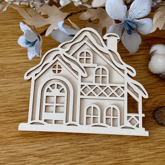 Чипборд LeoMAMMY "Сказочный зимний домик"