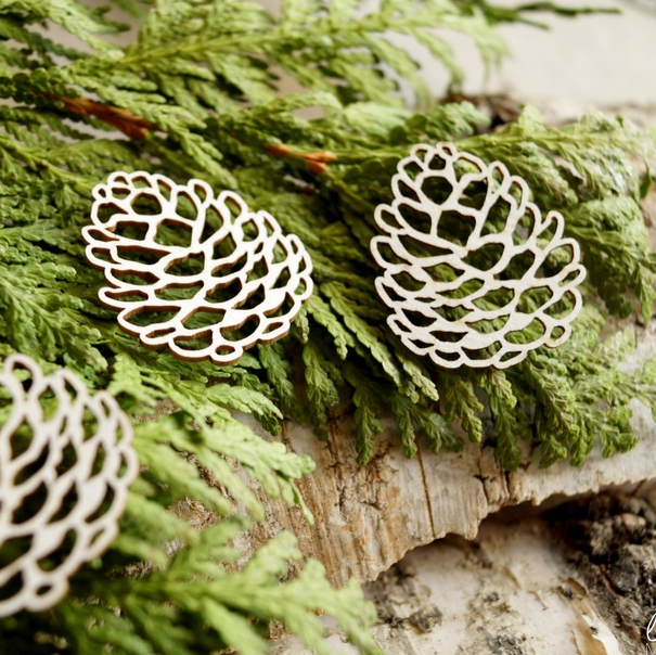 Чипборд LeoMAMMY "Шишки 4 шт"