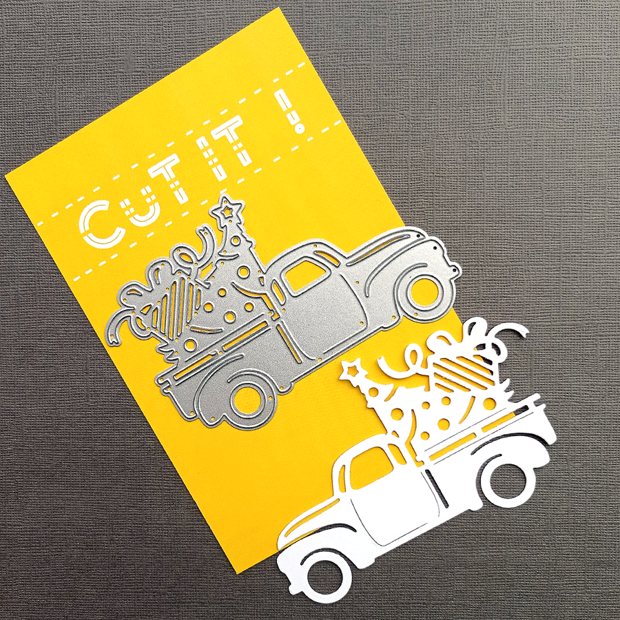 Нож для вырубки Cut it! "Грузовик с ёлкой"