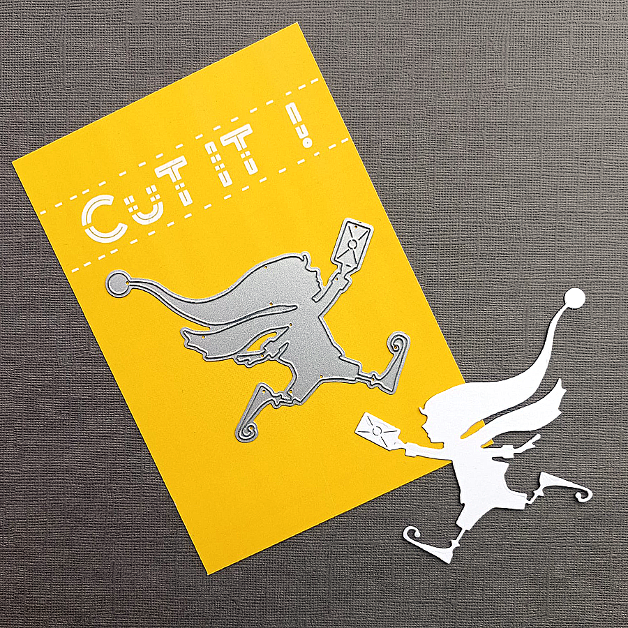Нож для вырубки Cut it! "Эльф с письмом"