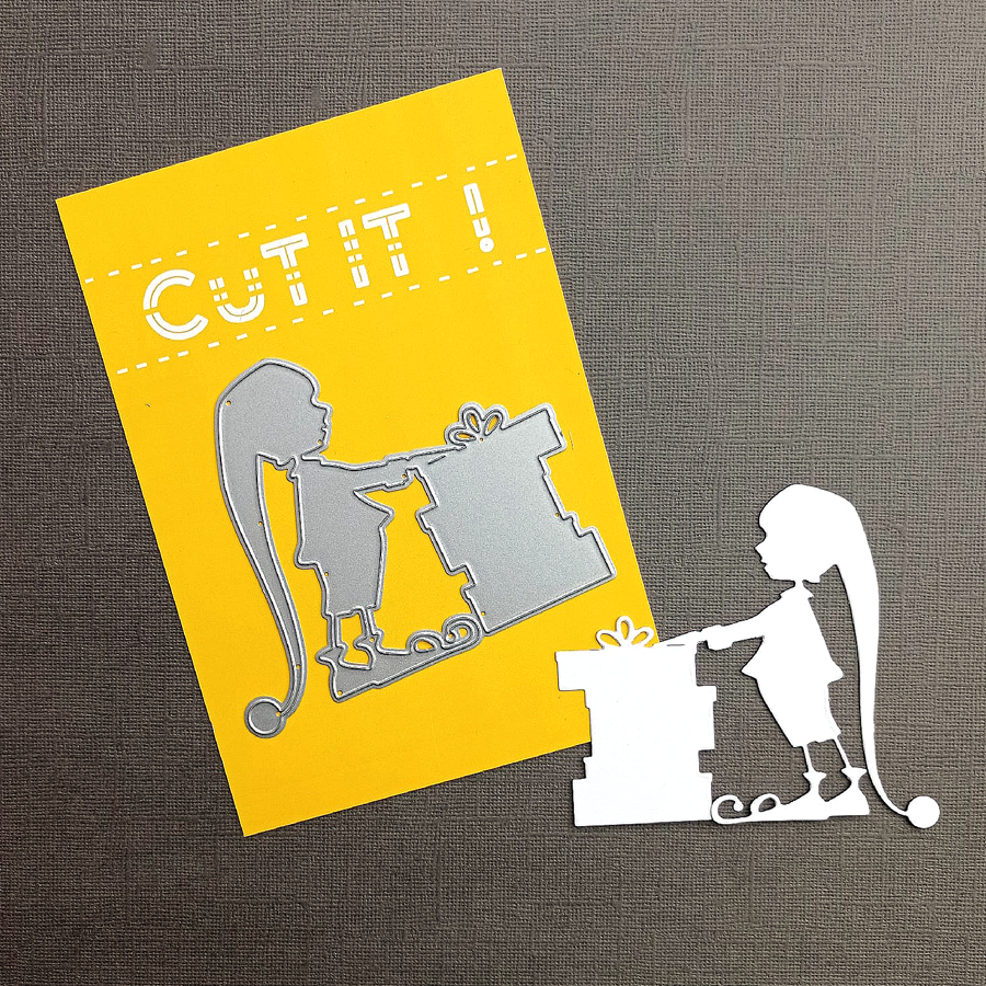 Нож для вырубки Cut it! "Эльф с подарками"
