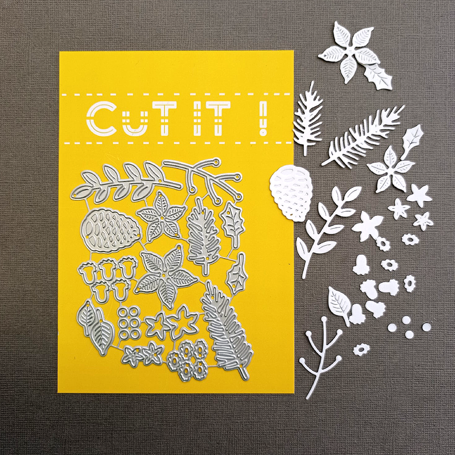 Нож для вырубки Cut it! "Зимние растения"