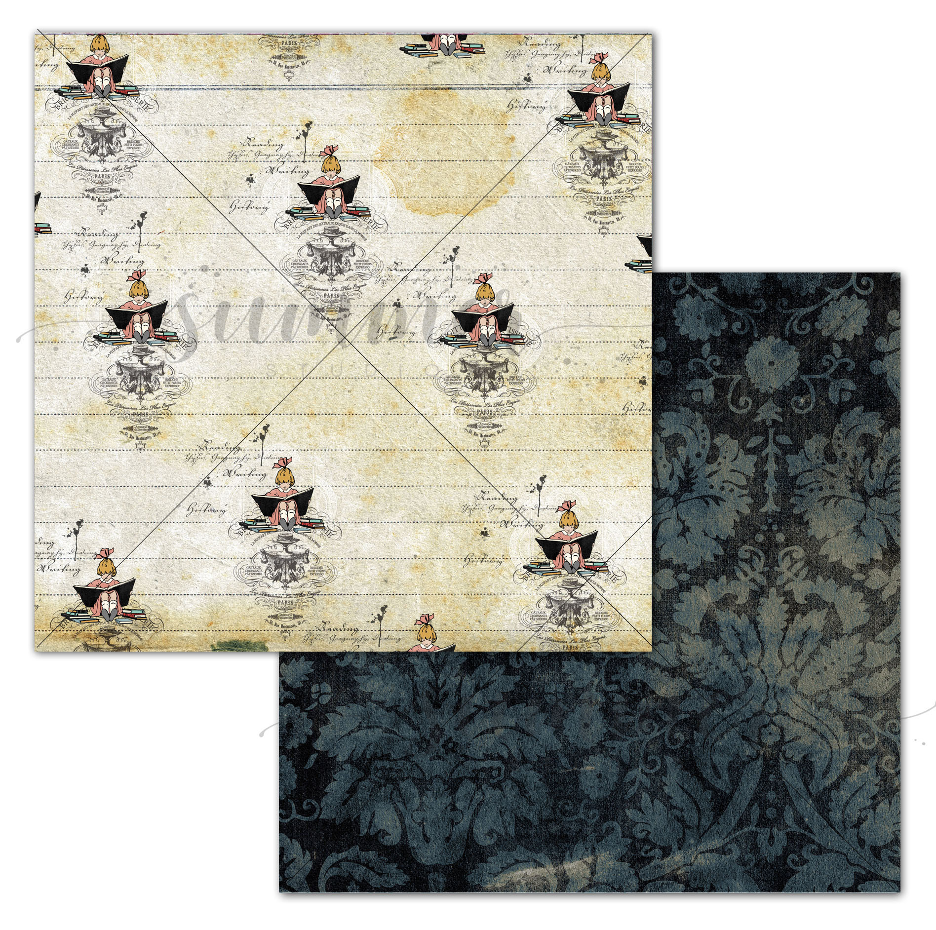 Бумага Summer studio "Back to school" Readers (SMST256)