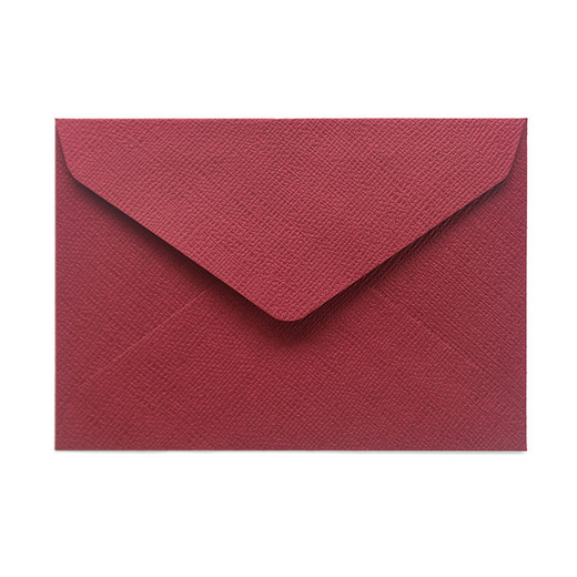 Конверт 11х16 см из бумаги с фактурой грубого льна МАРСАЛА