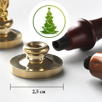 Сургучная печать "Ёлка новогодняя"