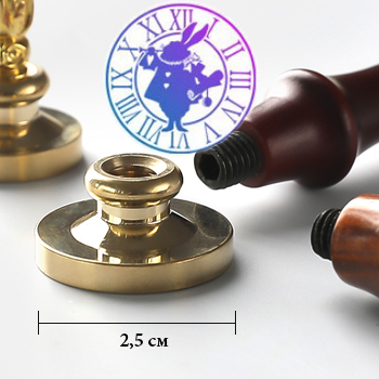 Сургучная печать "Кролик Алиса"