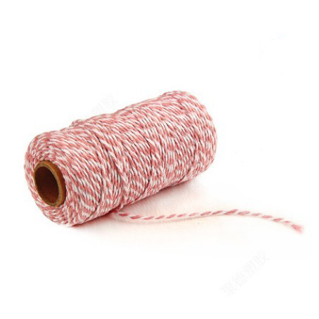 Шнур двухцветный 2 мм, Цвет розовый/белый