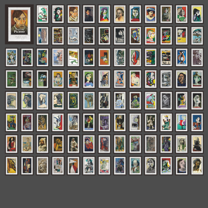 Набор картинок «To artists Picasso» в коробочке