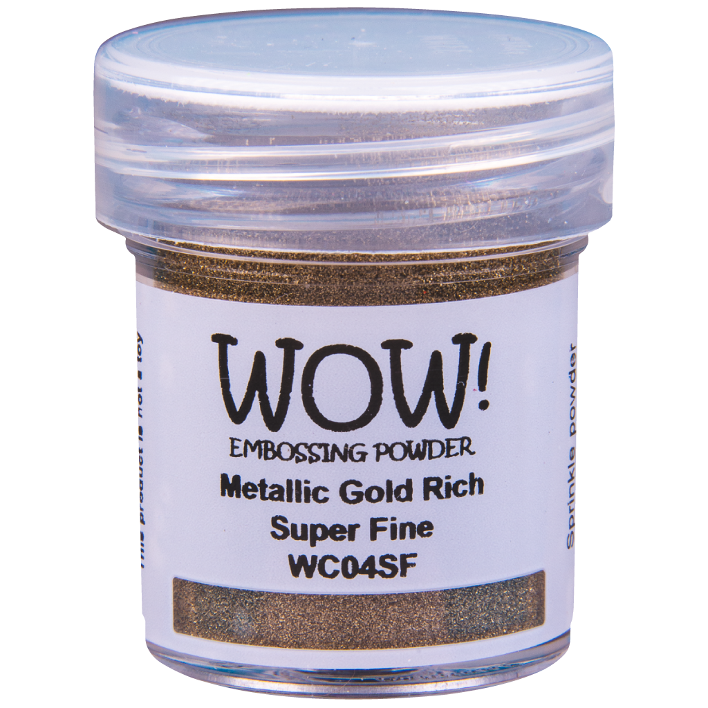 Пудра для эмбоссинга WOW! Metallic Gold Rich Super Fine