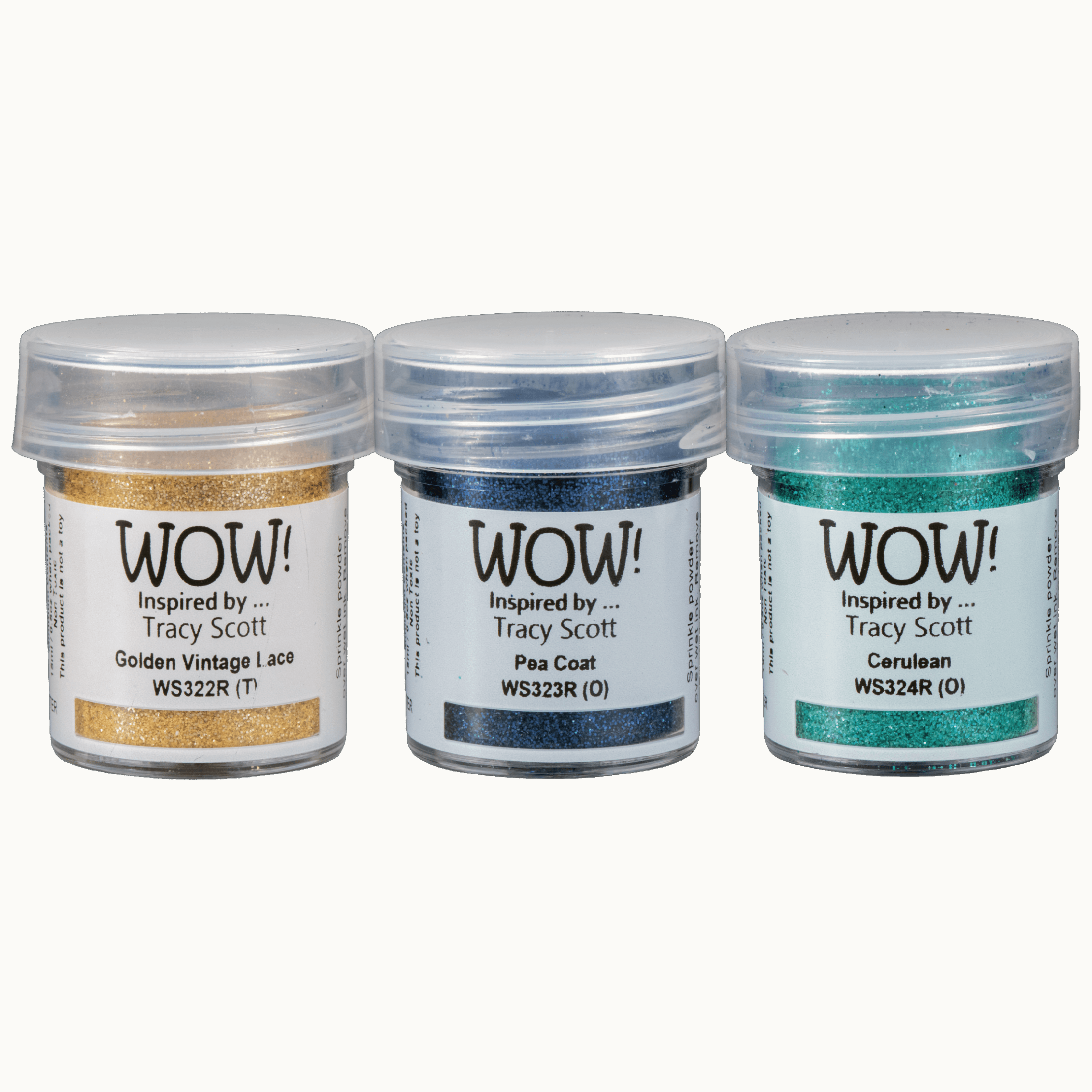 Набор-трио пудр для эмбоссинга WOW! Trios "Indulgence"