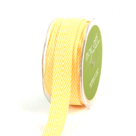 Лента May Arts 1,9 "Шеврон Твил" Жёлтый
