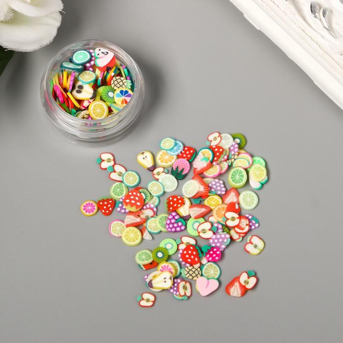 Мини-декор для шейкера "Ягоды и фрукты"