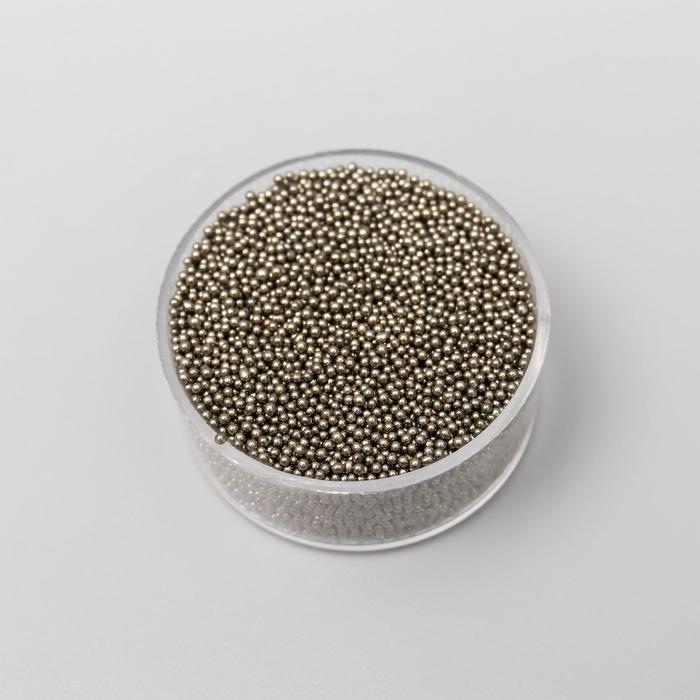 Микробисер стекло Железный человек 10гр