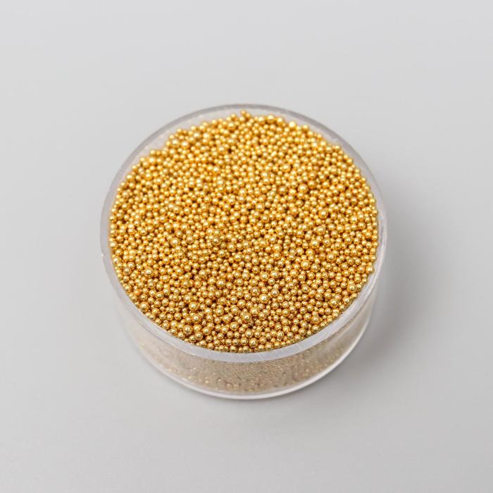 Микробисер стекло Светлое золото 10гр