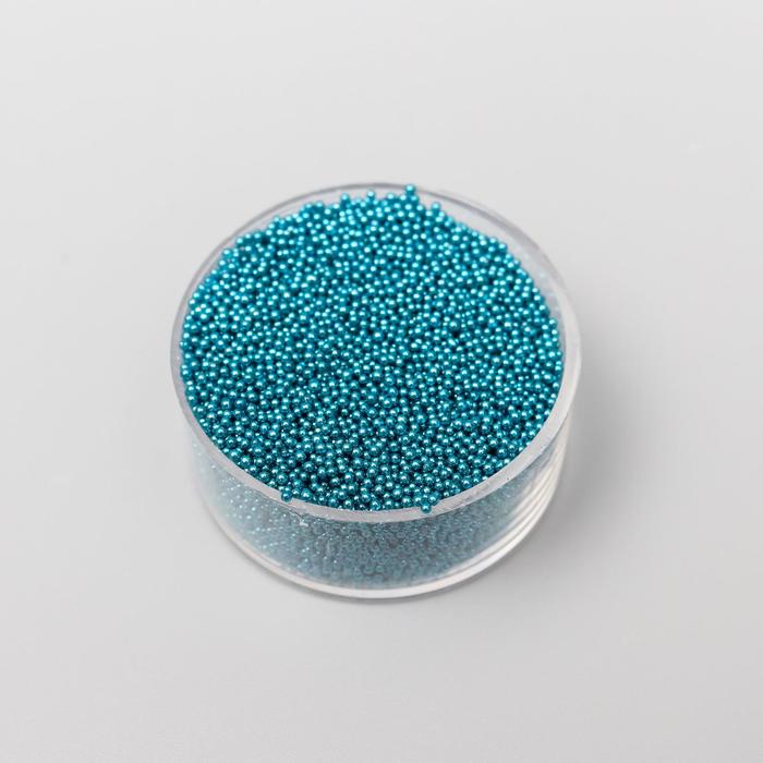 Микробисер стекло Синий топаз 10гр