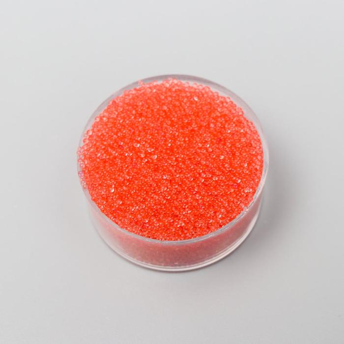 Микробисер стекло Красная икра 10гр