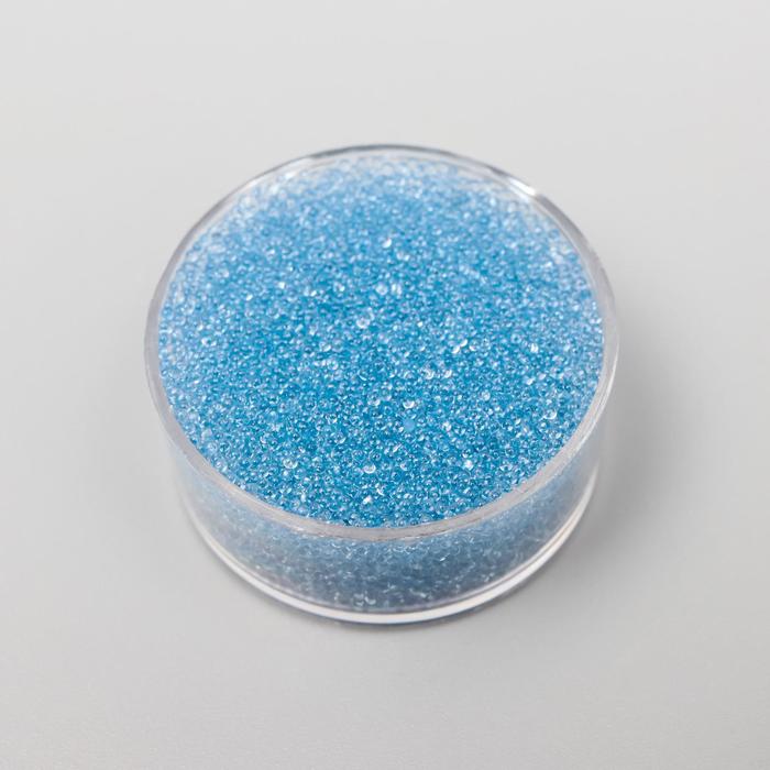 Микробисер стекло Голубой океан 10гр