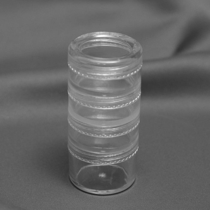 Баночки для хранения мелочей накручивающиеся 4 шт 10/15мл